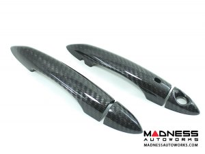 Alfa Romeo Giulia Exterior Door Handle Cover Set - Carbon Fiber